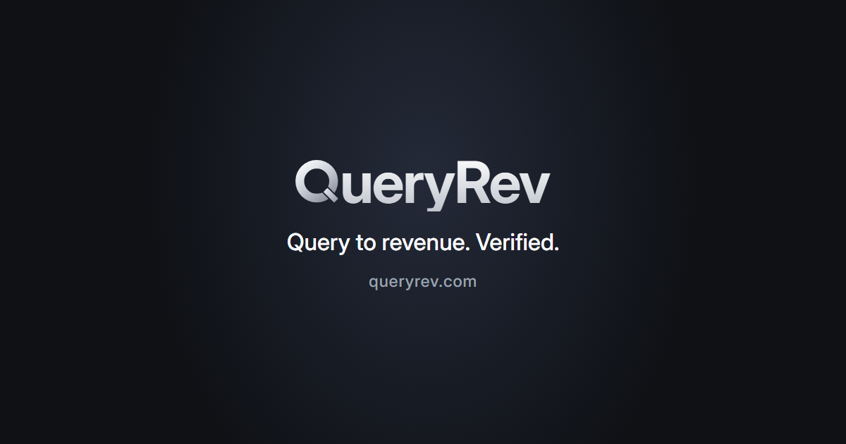 QueryRev AI social card